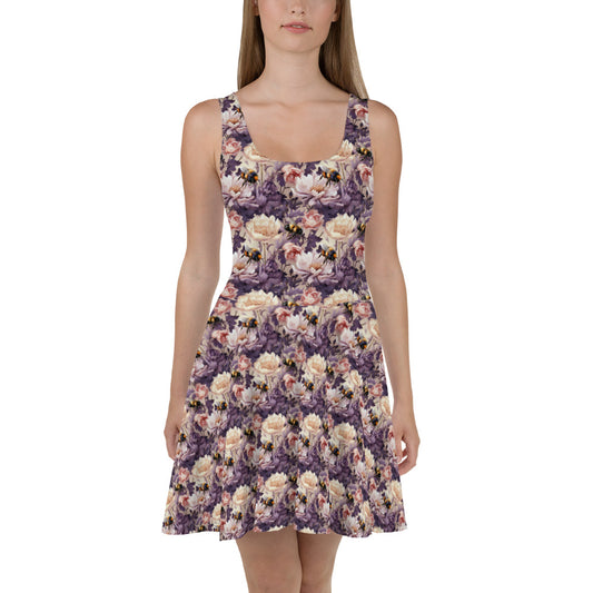 Skater Dress Floral Bee #51