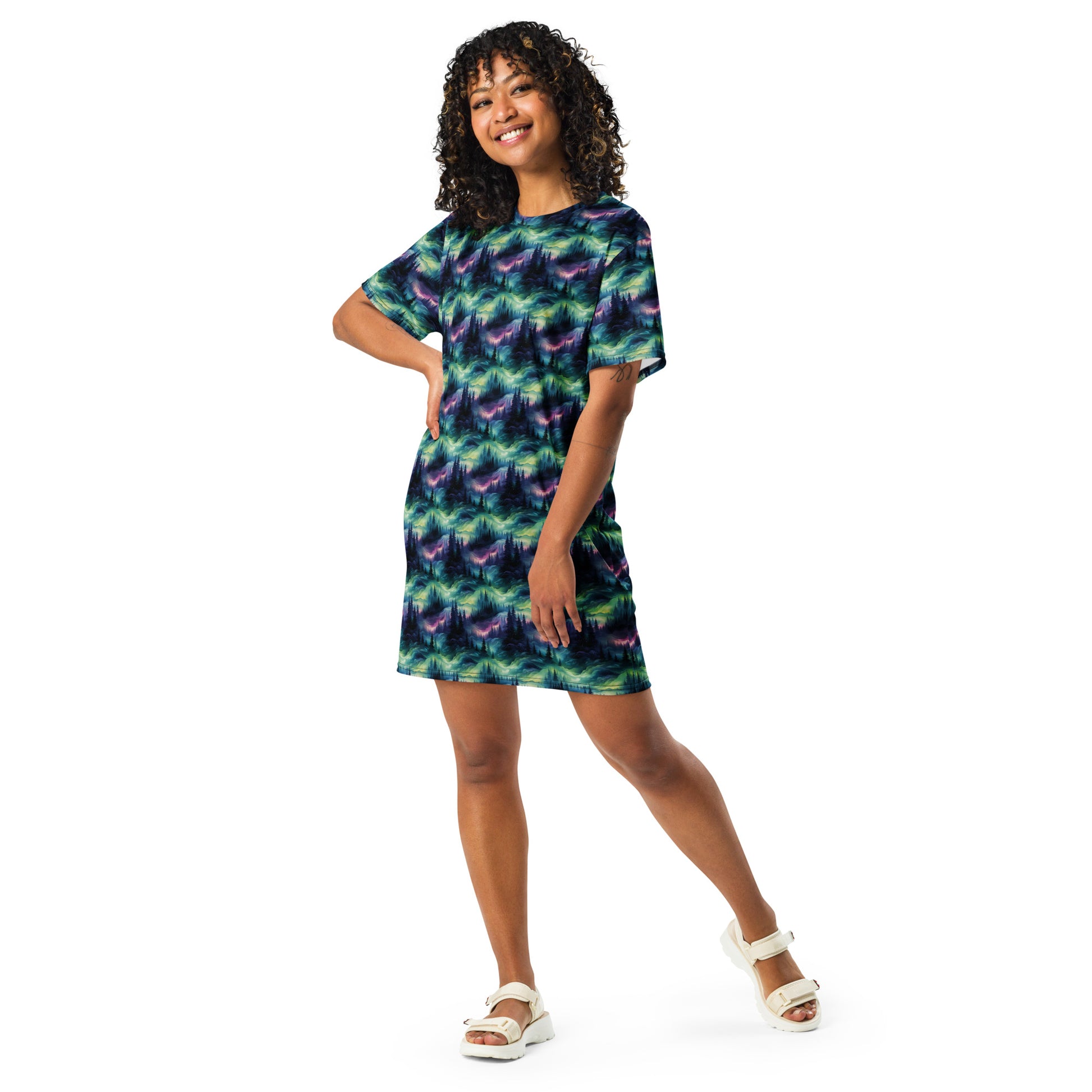t shirt dress winter outfit Styling the Classic Shirt Dress for Fall & Winter