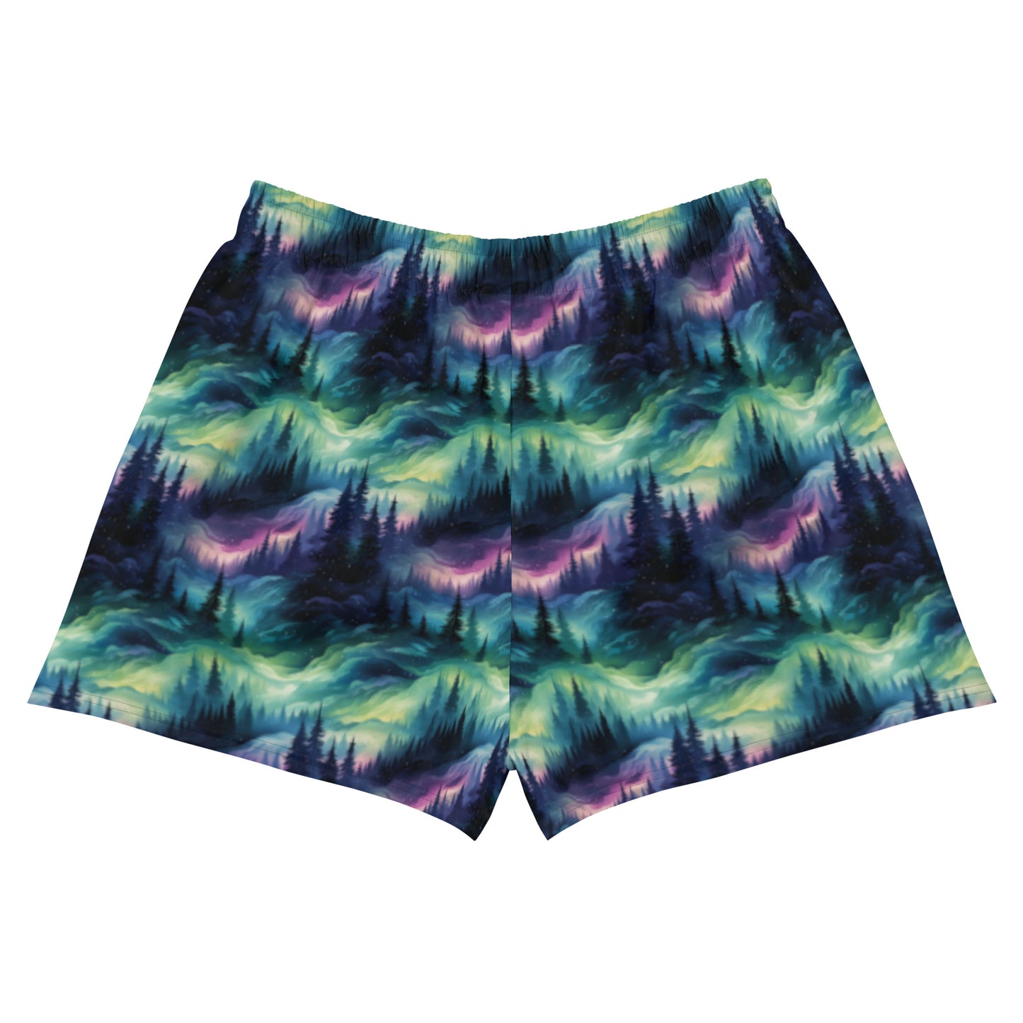 Athletic Shorts Winter Fashion Northern Lights