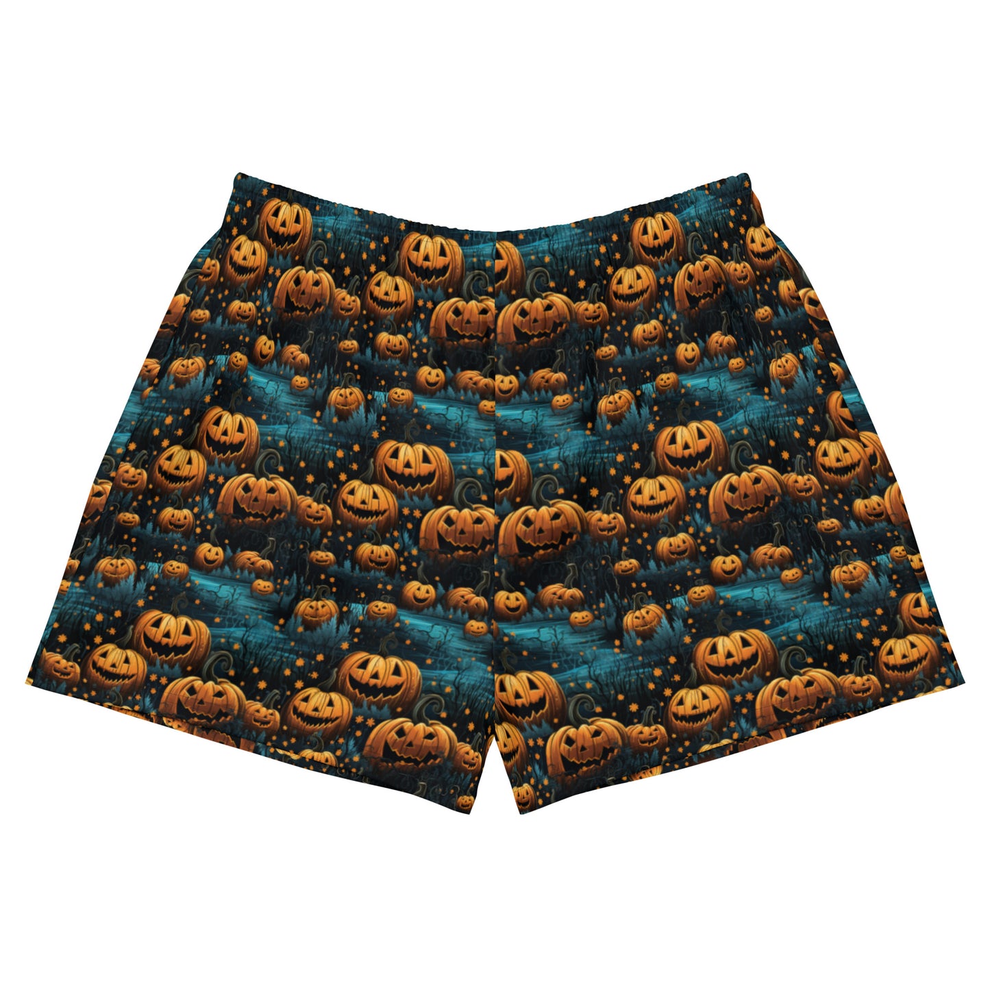 Athletic Shorts Halloween Pumpkin Patch