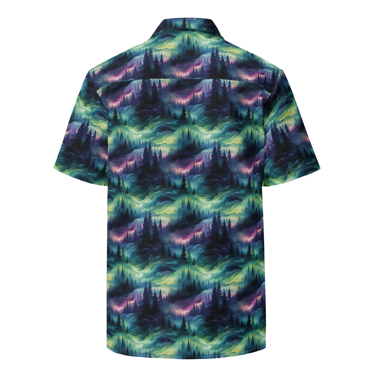 Button Shirt Winter Fashion Northern Lights