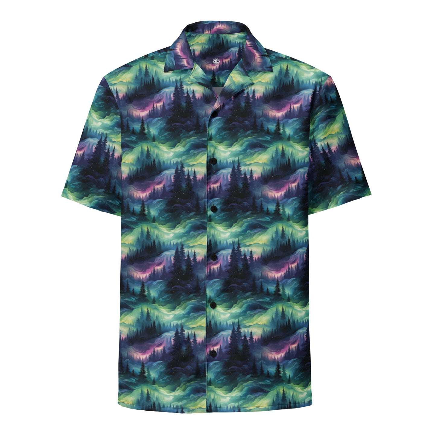 Button Shirt Winter Fashion Northern Lights