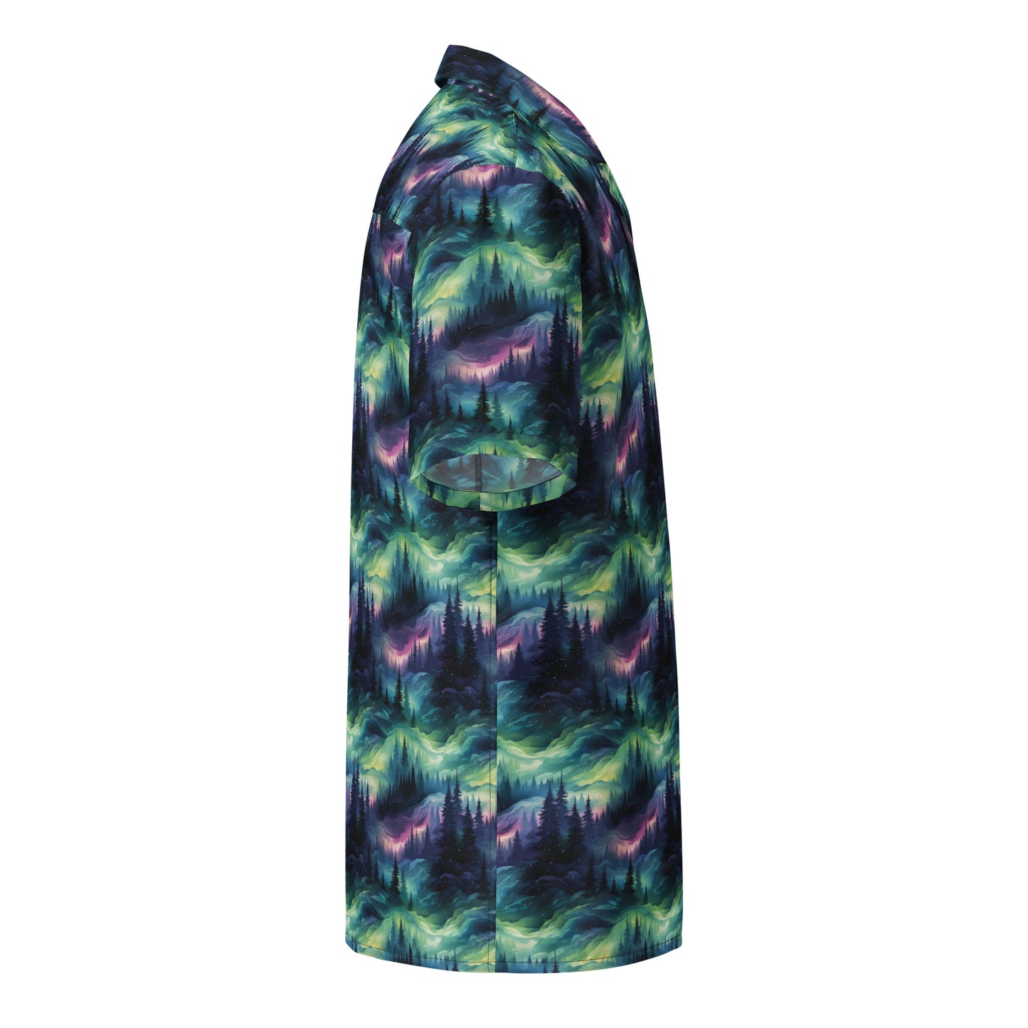 Button Shirt Winter Fashion Northern Lights