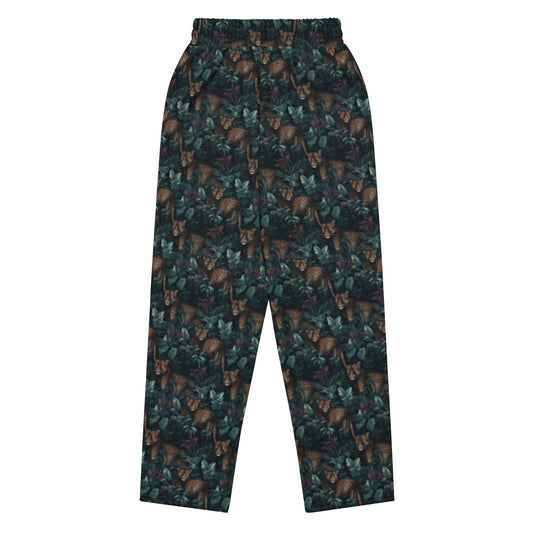 Wide-Leg Joggers Jungle Leopard