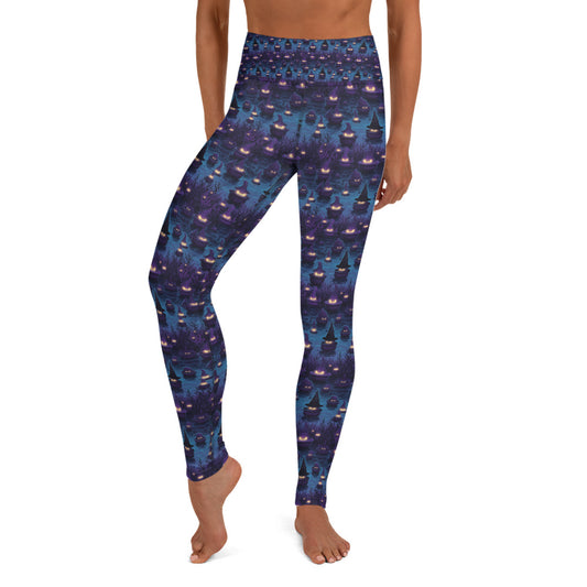 Yoga Leggings Halloween Spooky Cauldron