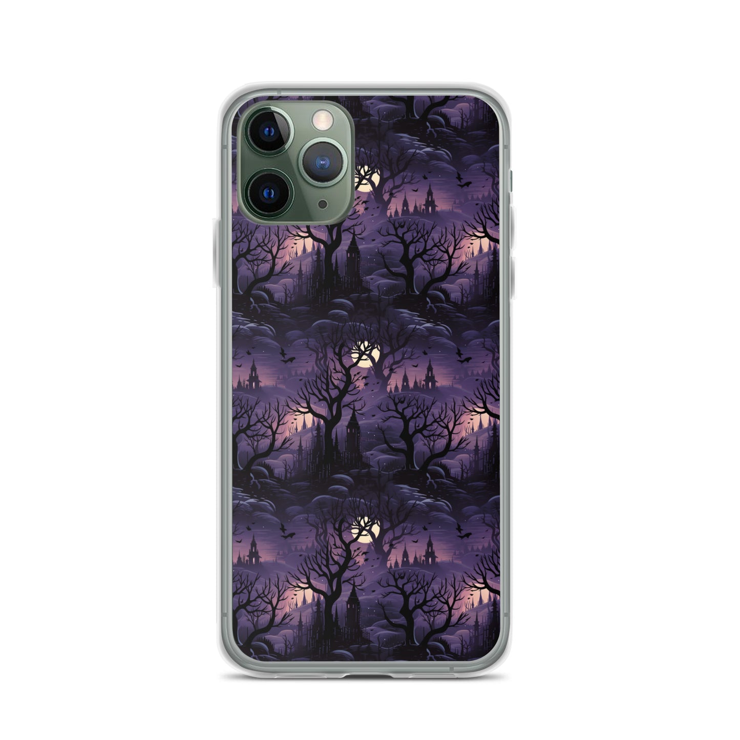 Clear Case for iPhone® Halloween Spooky Forest
