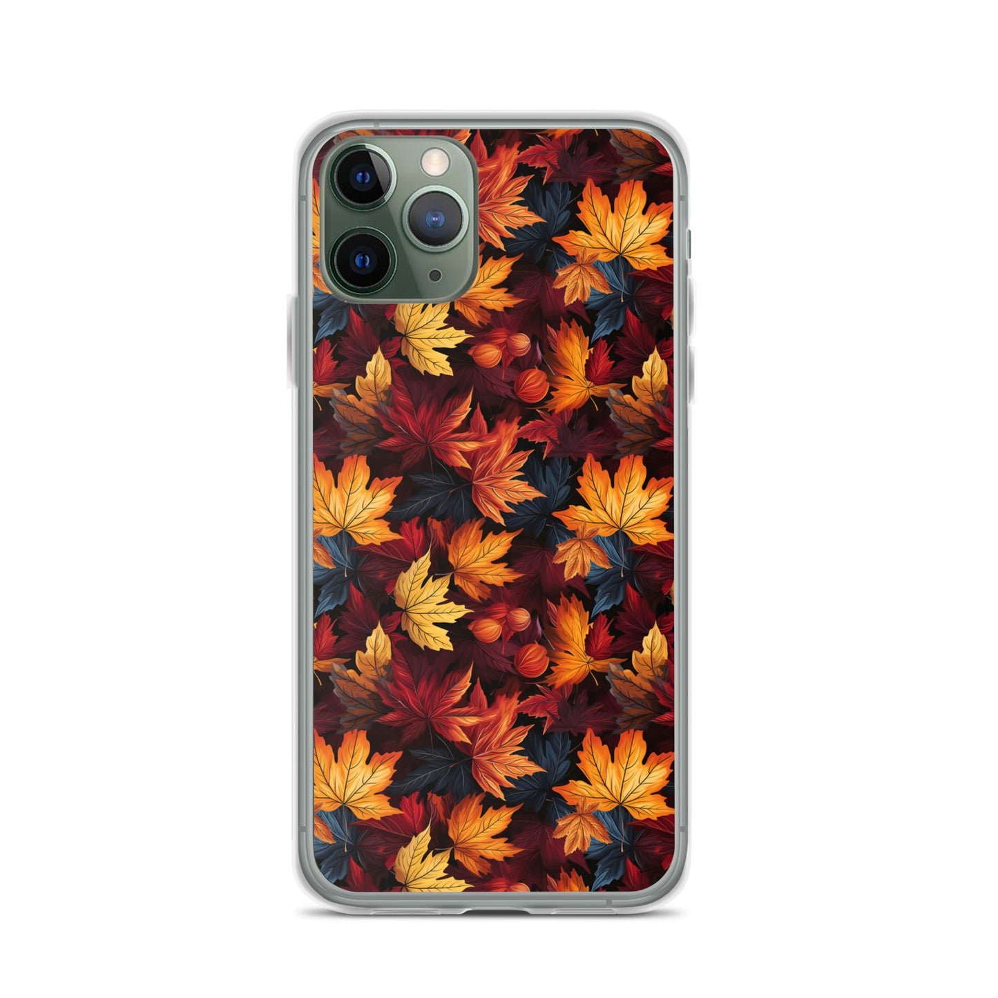 Clear Case for iPhone® Autumn Leaves Scatter