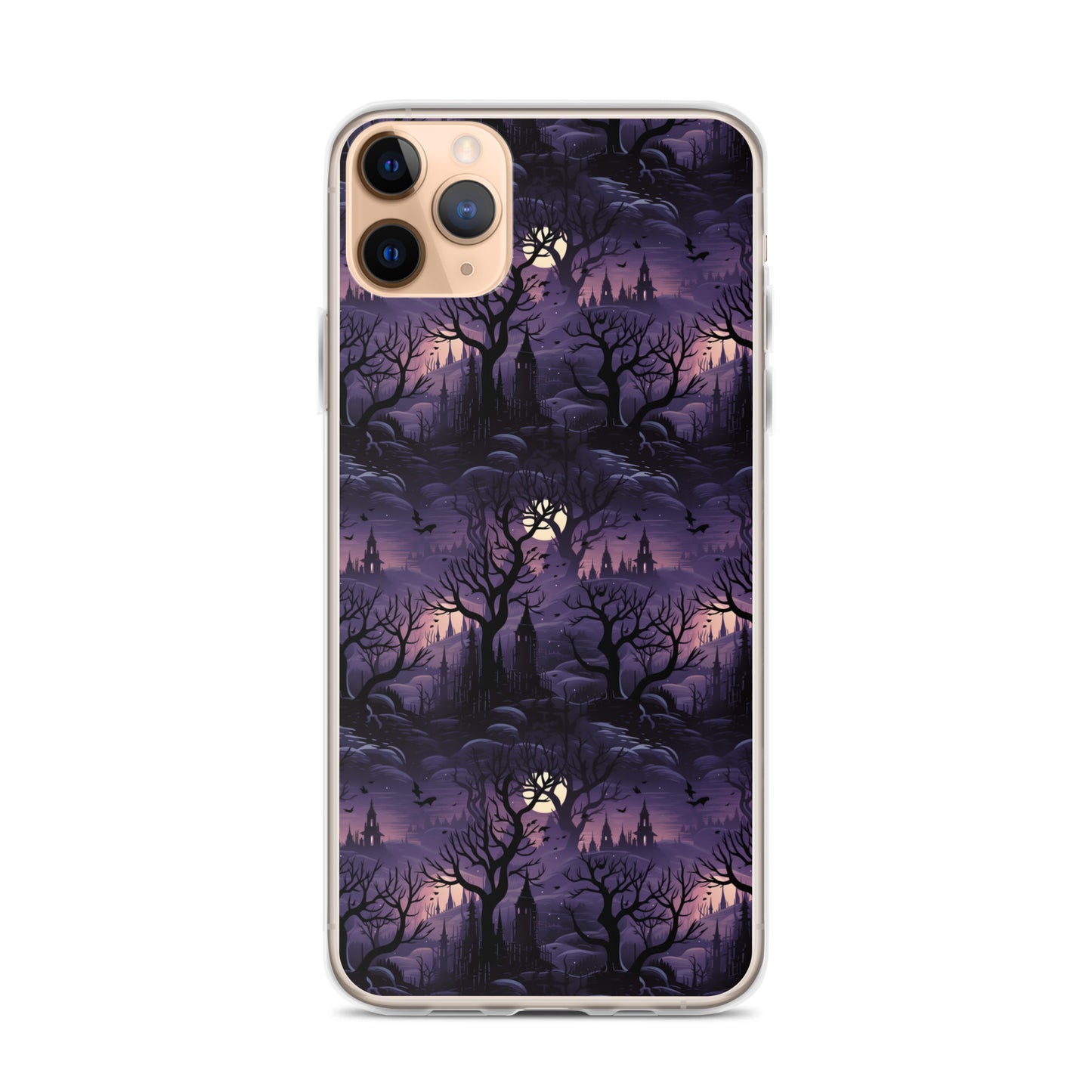 Clear Case for iPhone® Halloween Spooky Forest