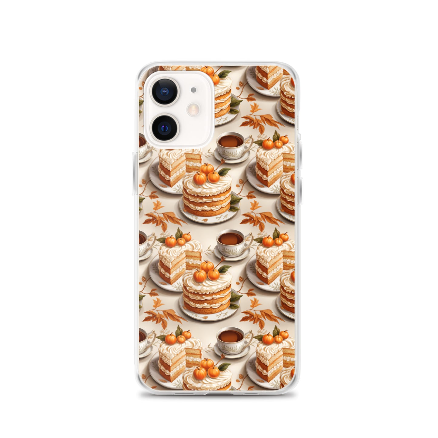Clear Case for iPhone® Fall Fashion Autumn Spice and Pumpkin Pie
