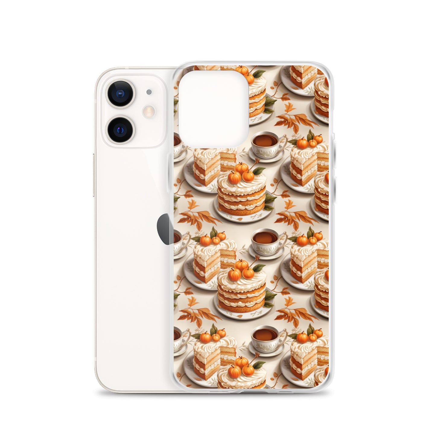 Clear Case for iPhone® Fall Fashion Autumn Spice and Pumpkin Pie