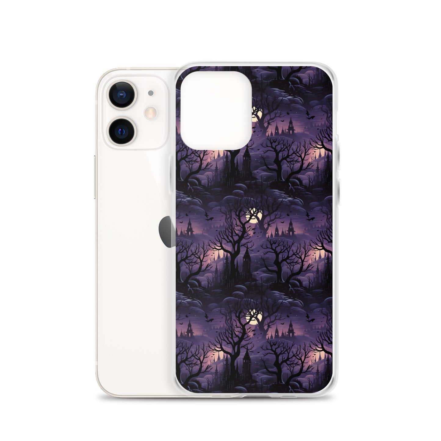 Clear Case for iPhone® Halloween Spooky Forest