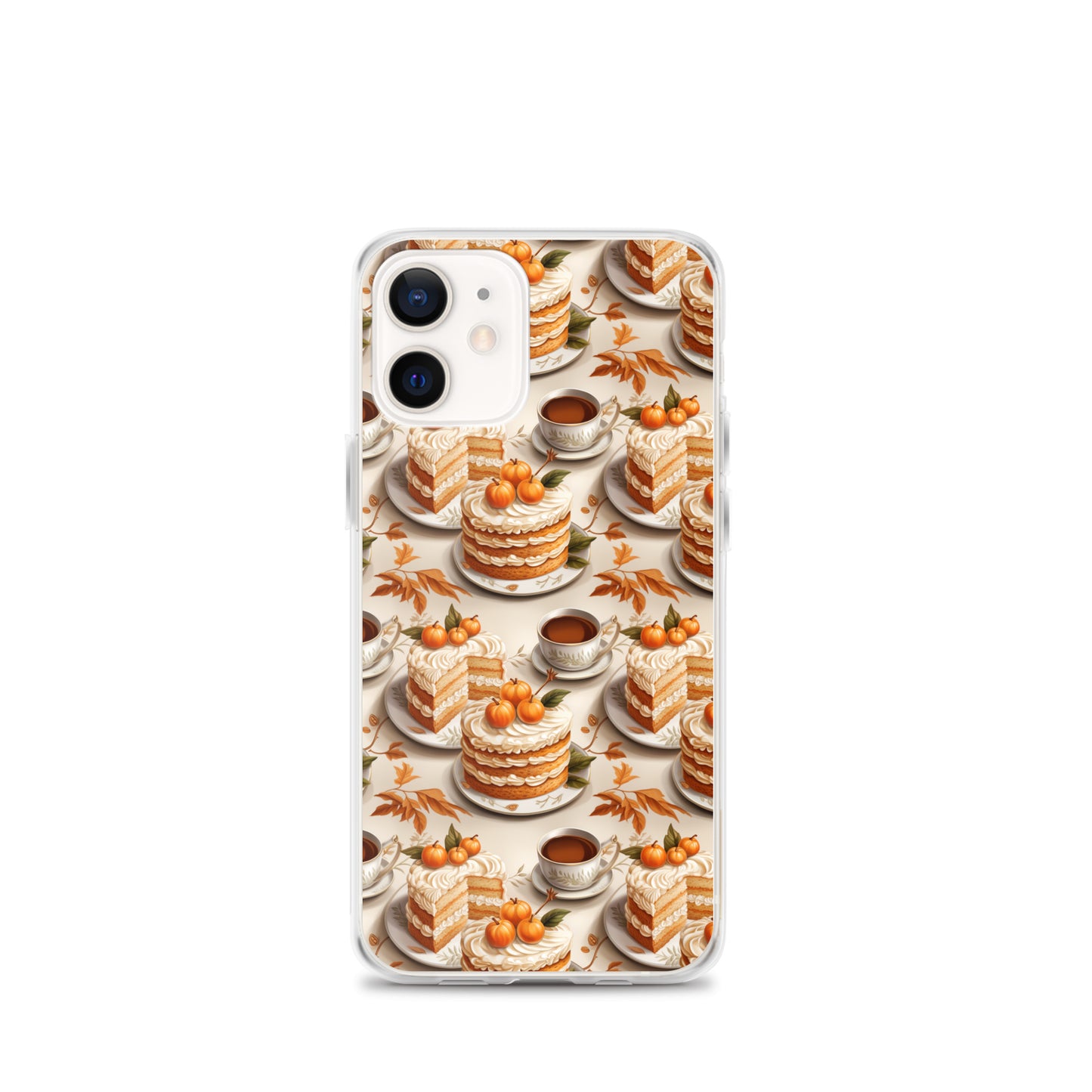 Clear Case for iPhone® Fall Fashion Autumn Spice and Pumpkin Pie