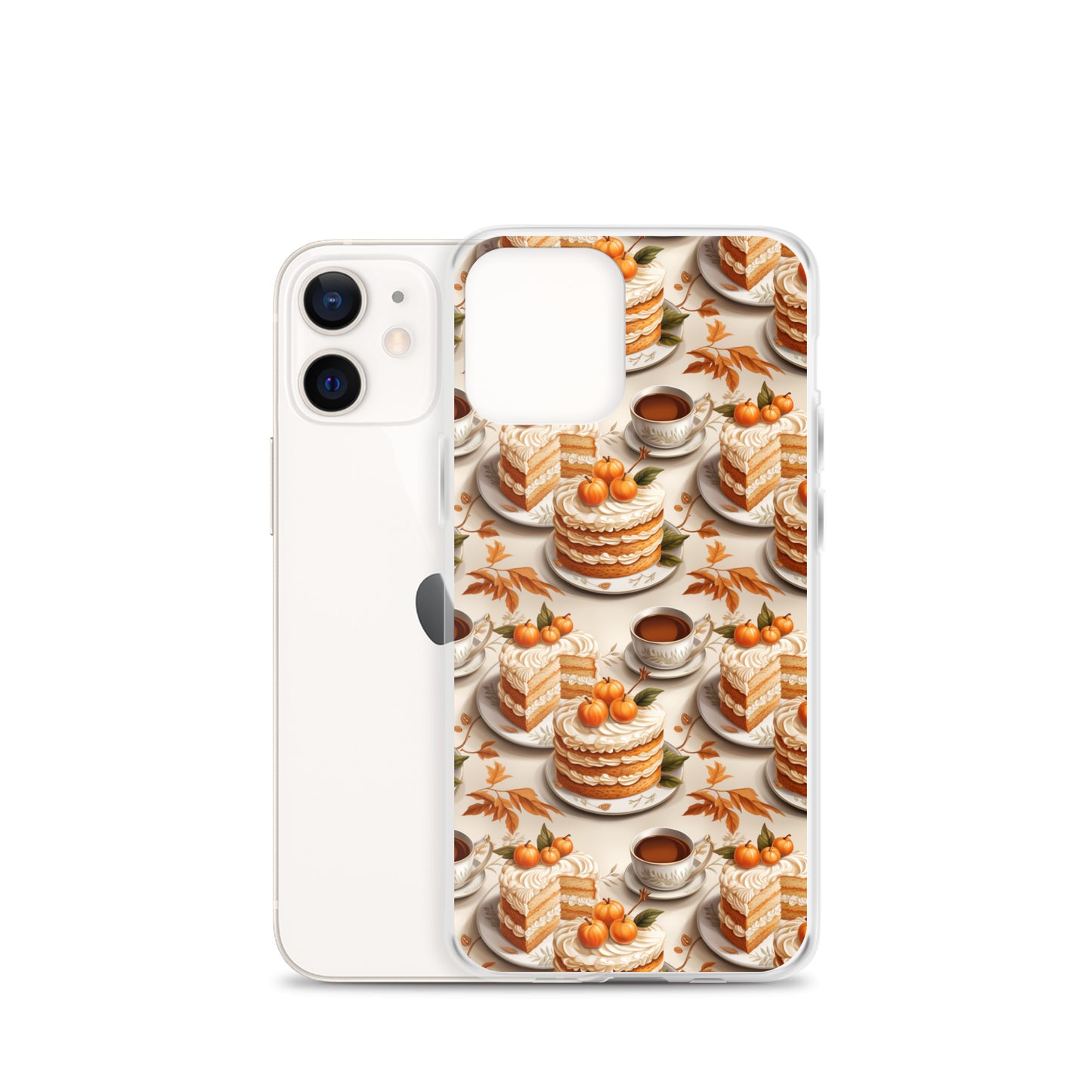 Clear Case for iPhone® Fall Fashion Autumn Spice and Pumpkin Pie