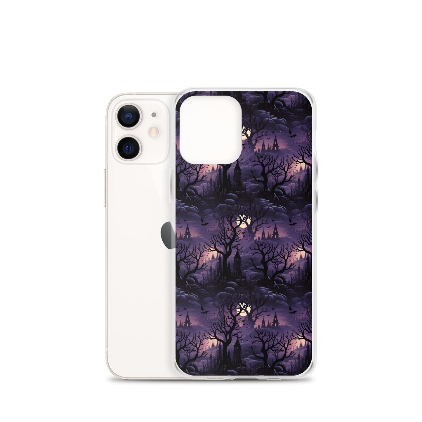 Clear Case for iPhone® Halloween Spooky Forest