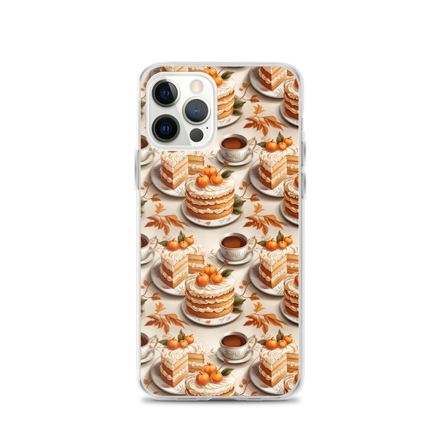 Clear Case for iPhone® Fall Fashion Autumn Spice and Pumpkin Pie