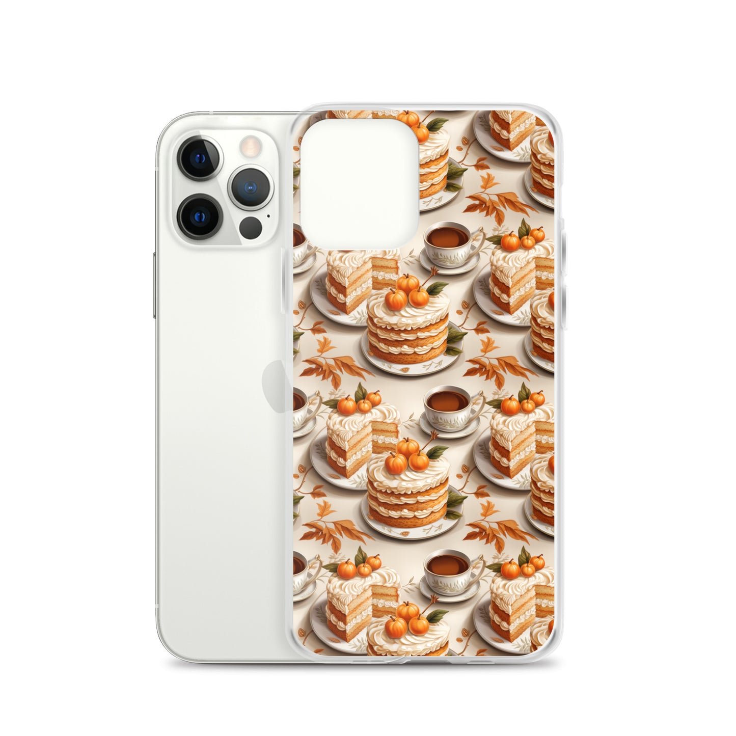 Clear Case for iPhone® Fall Fashion Autumn Spice and Pumpkin Pie