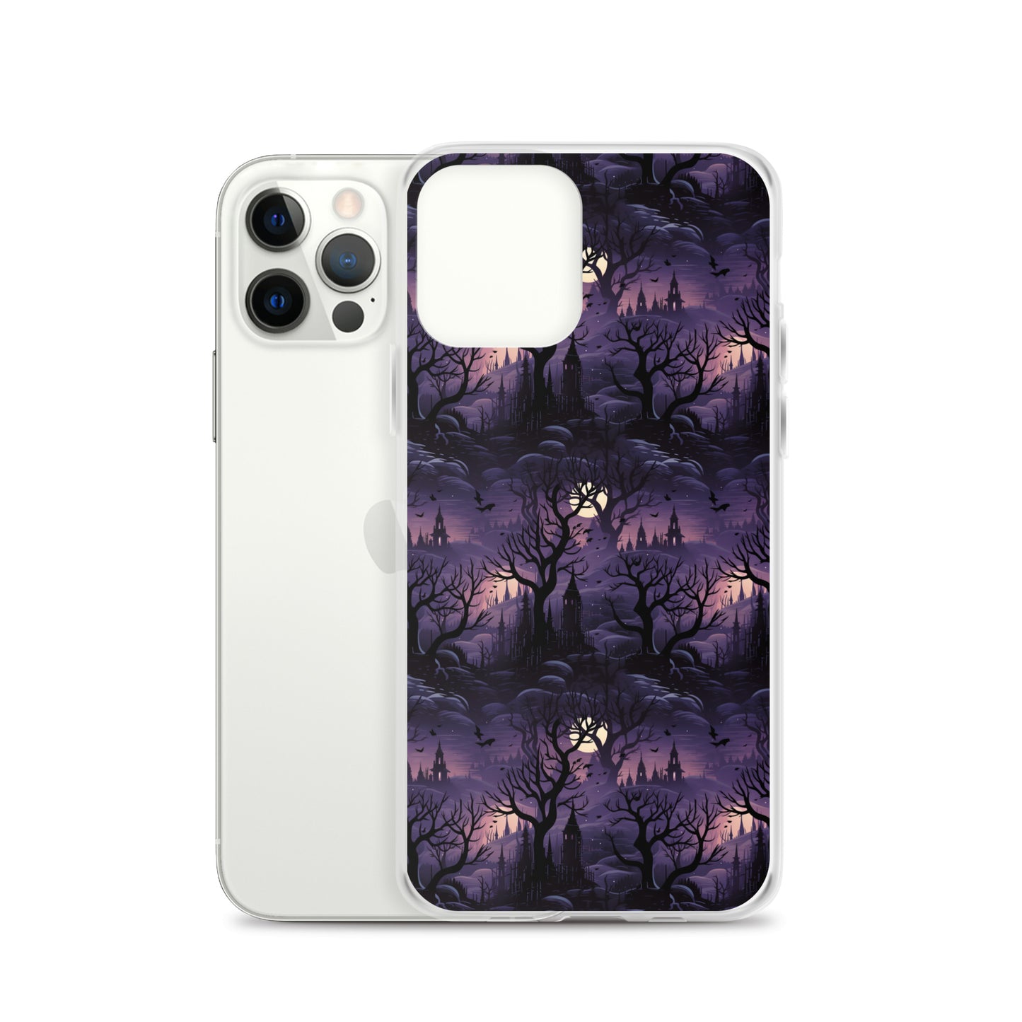 Clear Case for iPhone® Halloween Spooky Forest