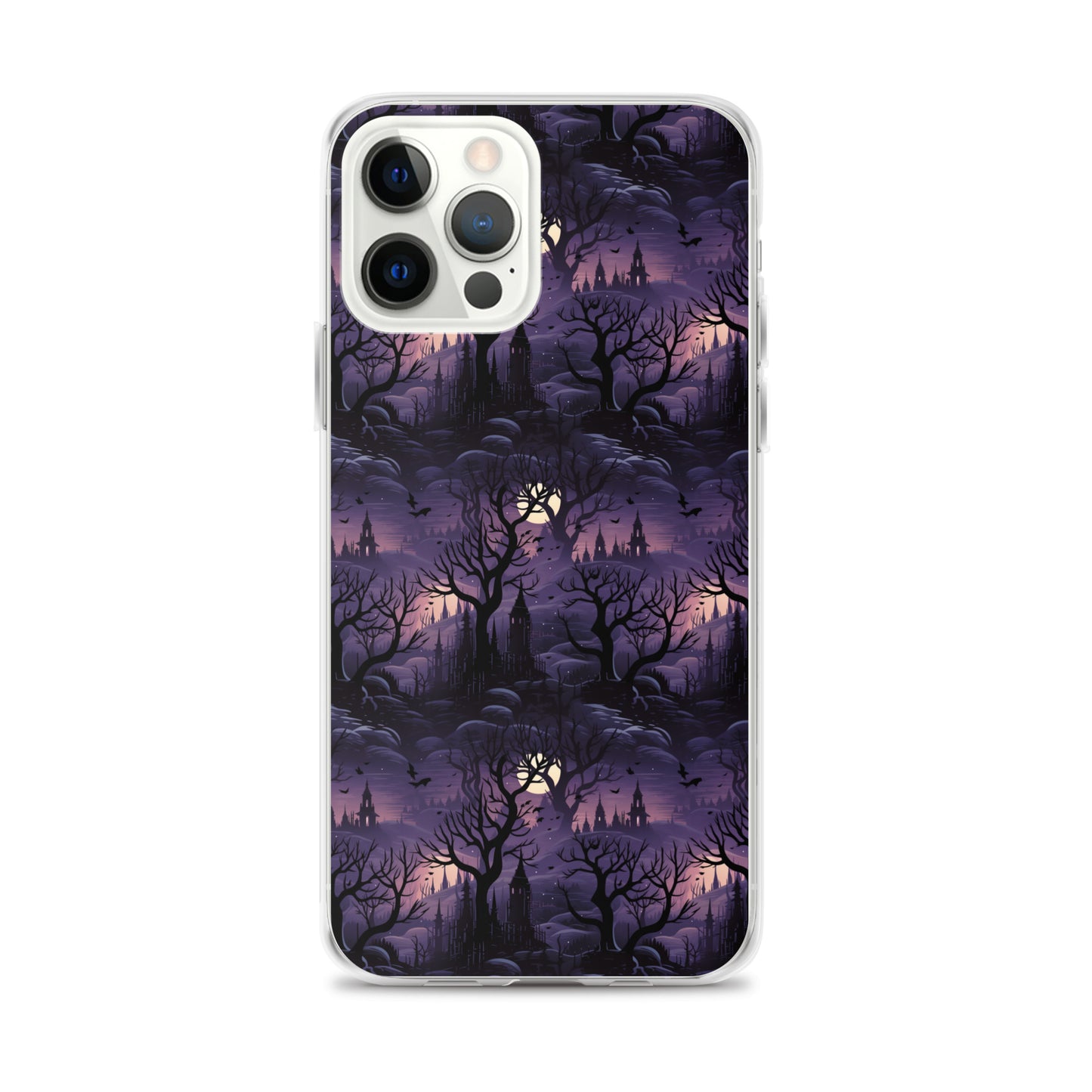 Clear Case for iPhone® Halloween Spooky Forest