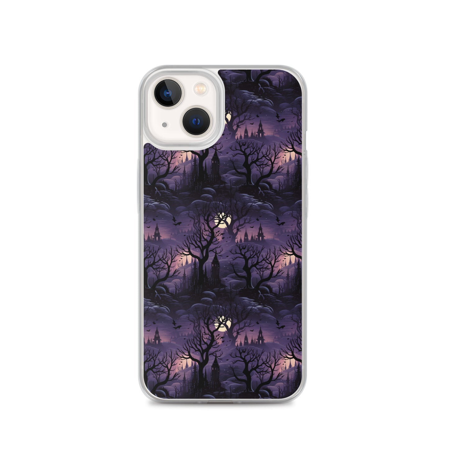 Clear Case for iPhone® Halloween Spooky Forest
