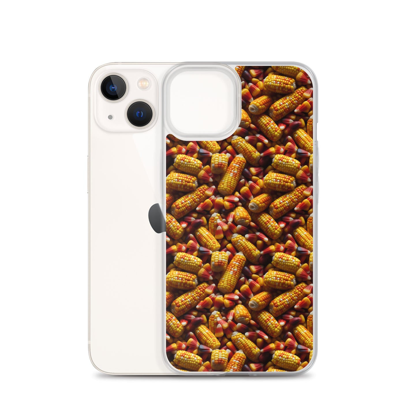 Clear Case for iPhone® Halloween Candy Corn