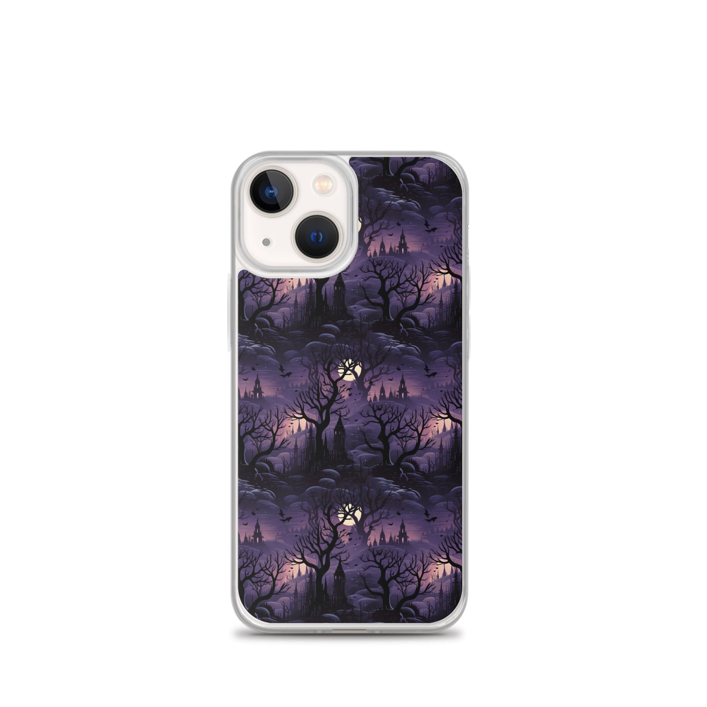 Clear Case for iPhone® Halloween Spooky Forest