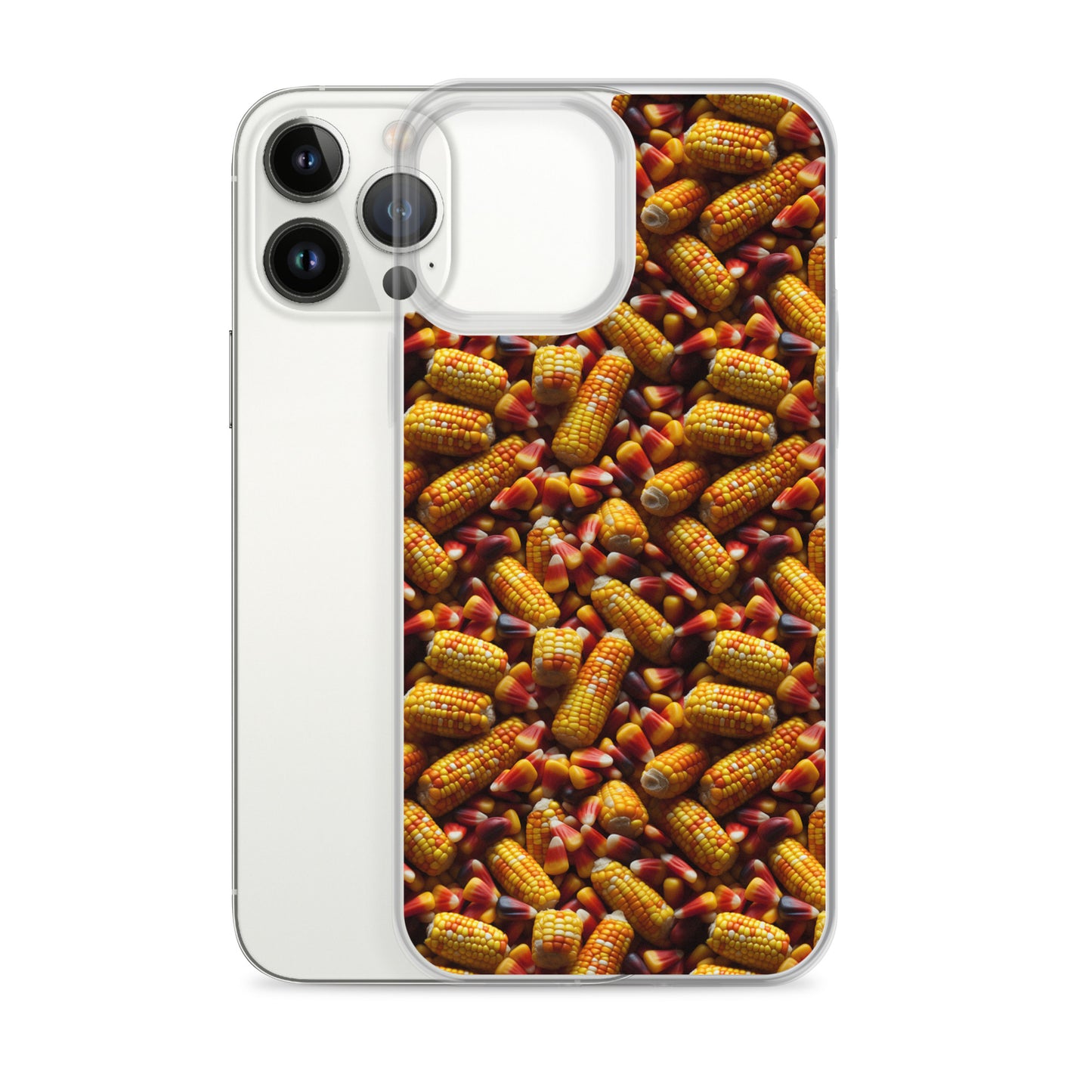 Clear Case for iPhone® Halloween Candy Corn