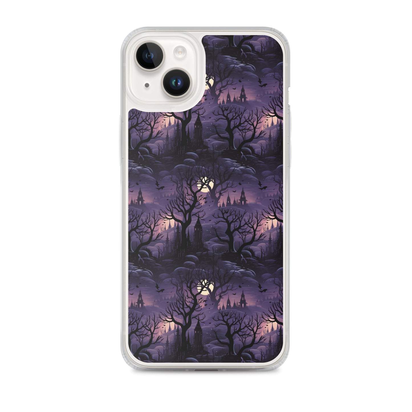 Clear Case for iPhone® Halloween Spooky Forest