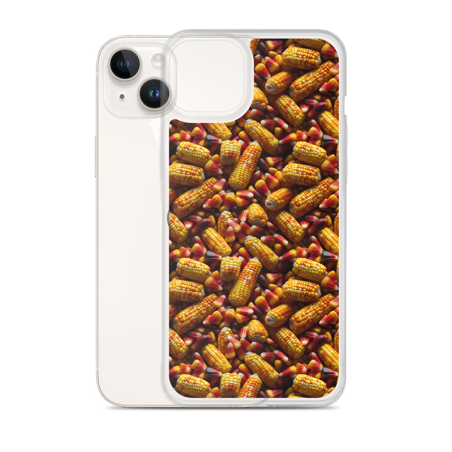 Clear Case for iPhone® Halloween Candy Corn