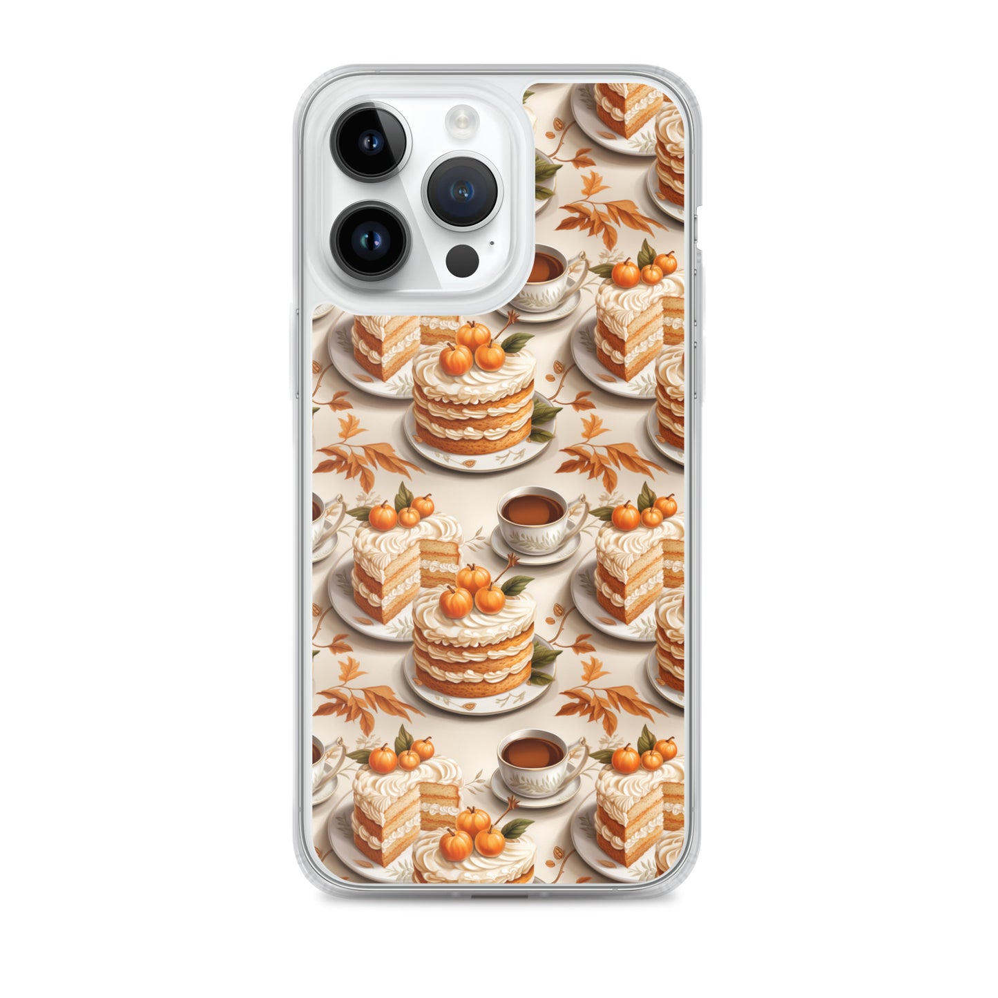 Clear Case for iPhone® Fall Fashion Autumn Spice and Pumpkin Pie