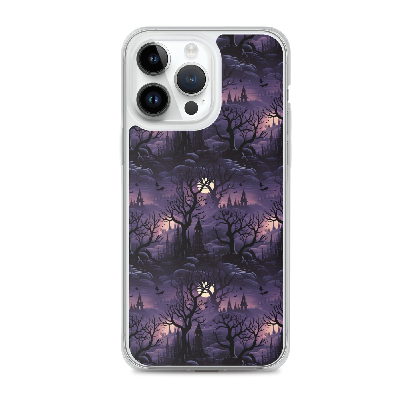 Clear Case for iPhone® Halloween Spooky Forest