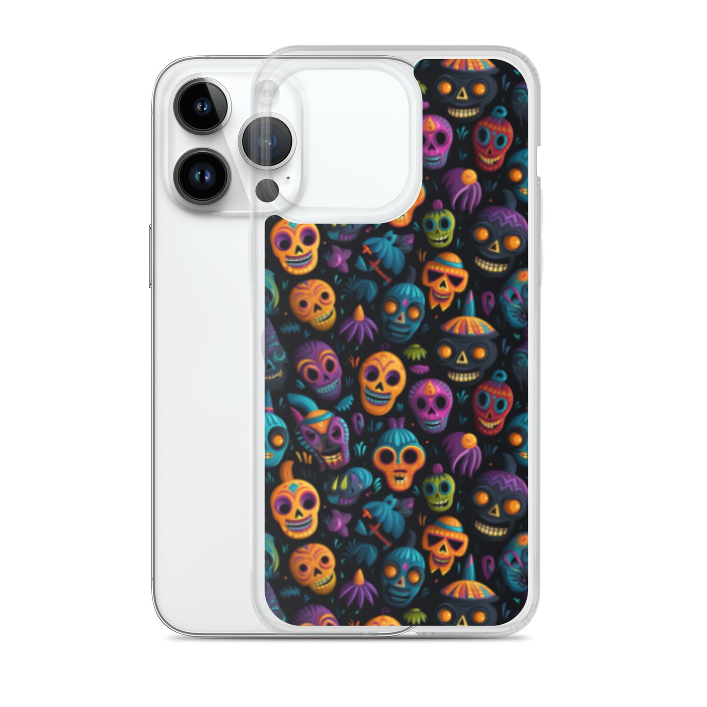 Clear Case for iPhone® Halloween Masks
