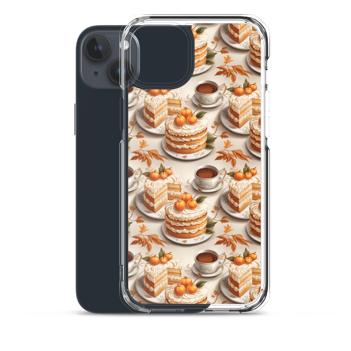 Clear Case for iPhone® Fall Fashion Autumn Spice and Pumpkin Pie