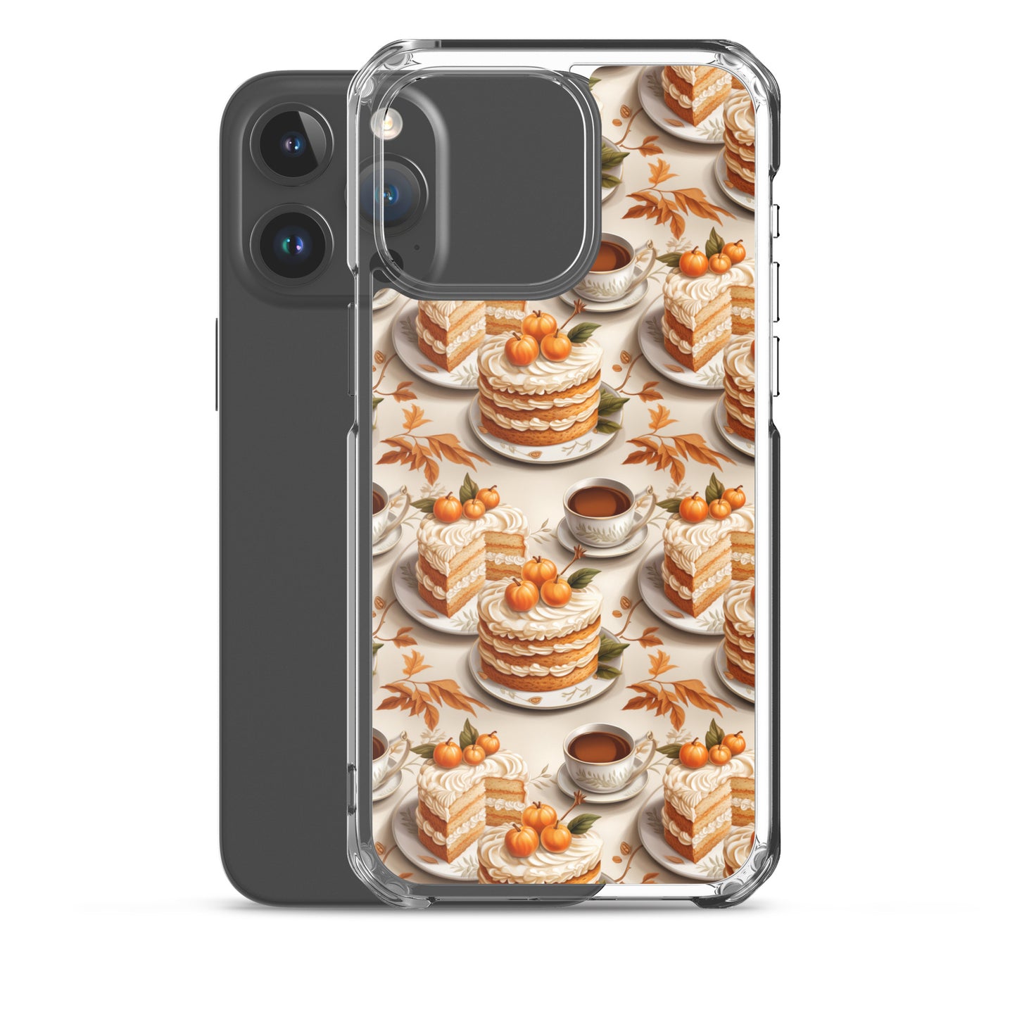 Clear Case for iPhone® Fall Fashion Autumn Spice and Pumpkin Pie