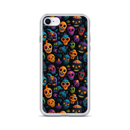 Clear Case for iPhone® Halloween Masks