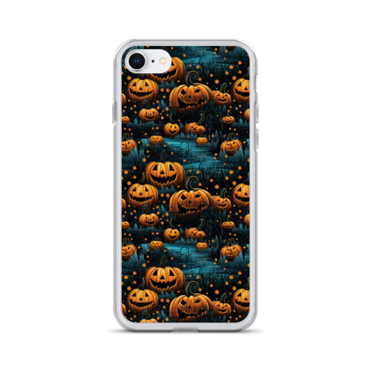 Clear Case for iPhone® Halloween Pumpkin Patch