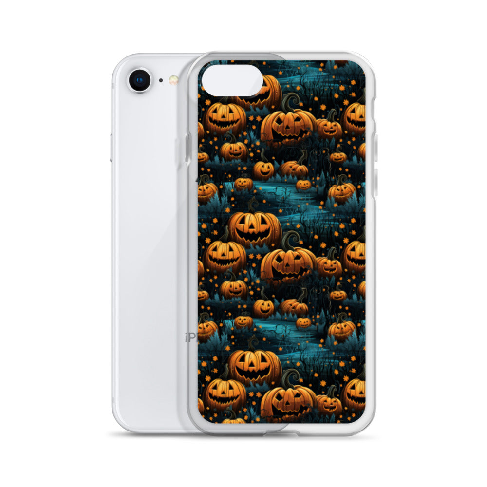 Clear Case for iPhone® Halloween Pumpkin Patch