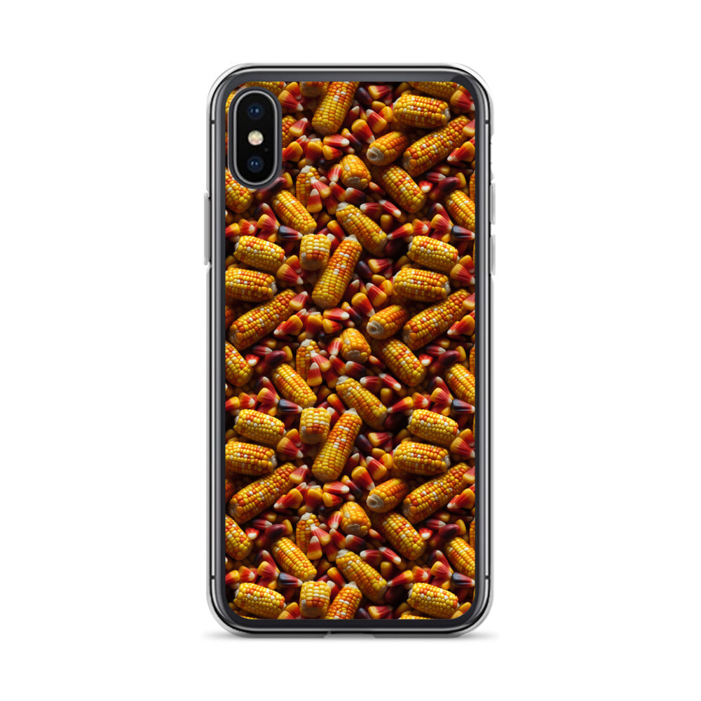 Clear Case for iPhone® Halloween Candy Corn