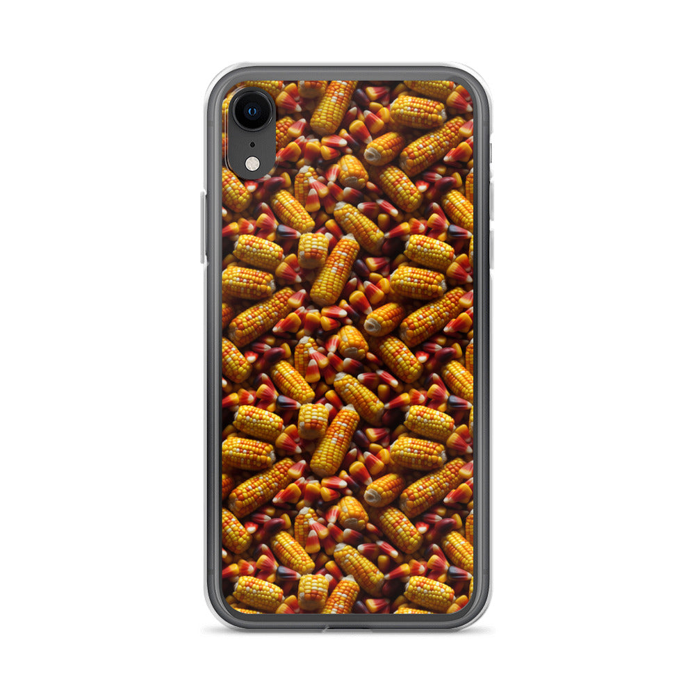 Clear Case for iPhone® Halloween Candy Corn