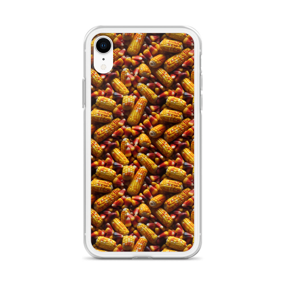 Clear Case for iPhone® Halloween Candy Corn