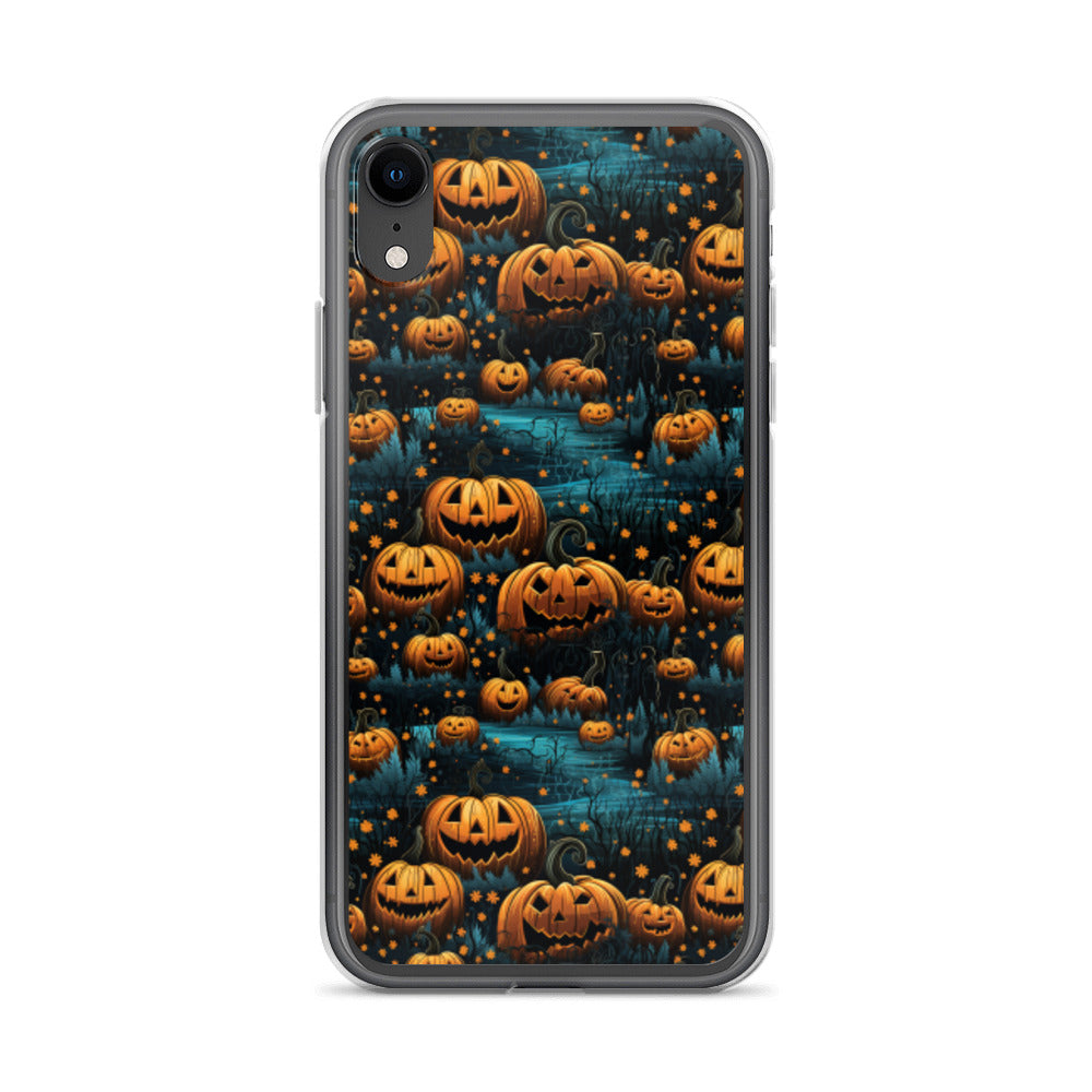 Clear Case for iPhone® Halloween Pumpkin Patch
