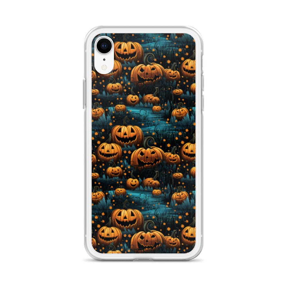 Clear Case for iPhone® Halloween Pumpkin Patch