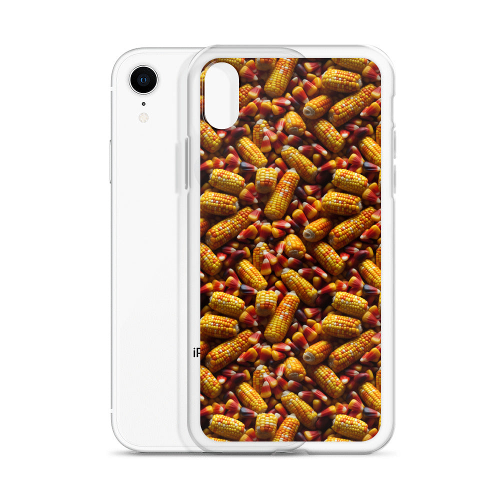 Clear Case for iPhone® Halloween Candy Corn