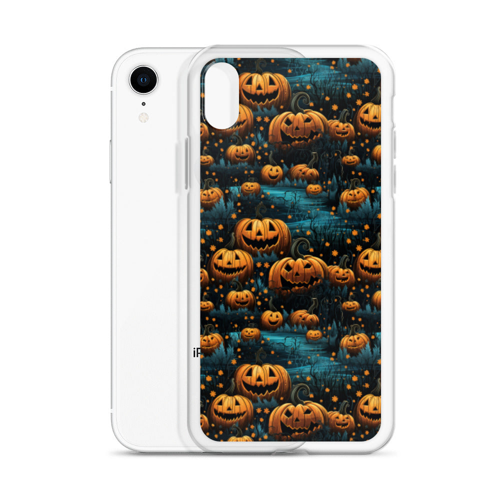 Clear Case for iPhone® Halloween Pumpkin Patch