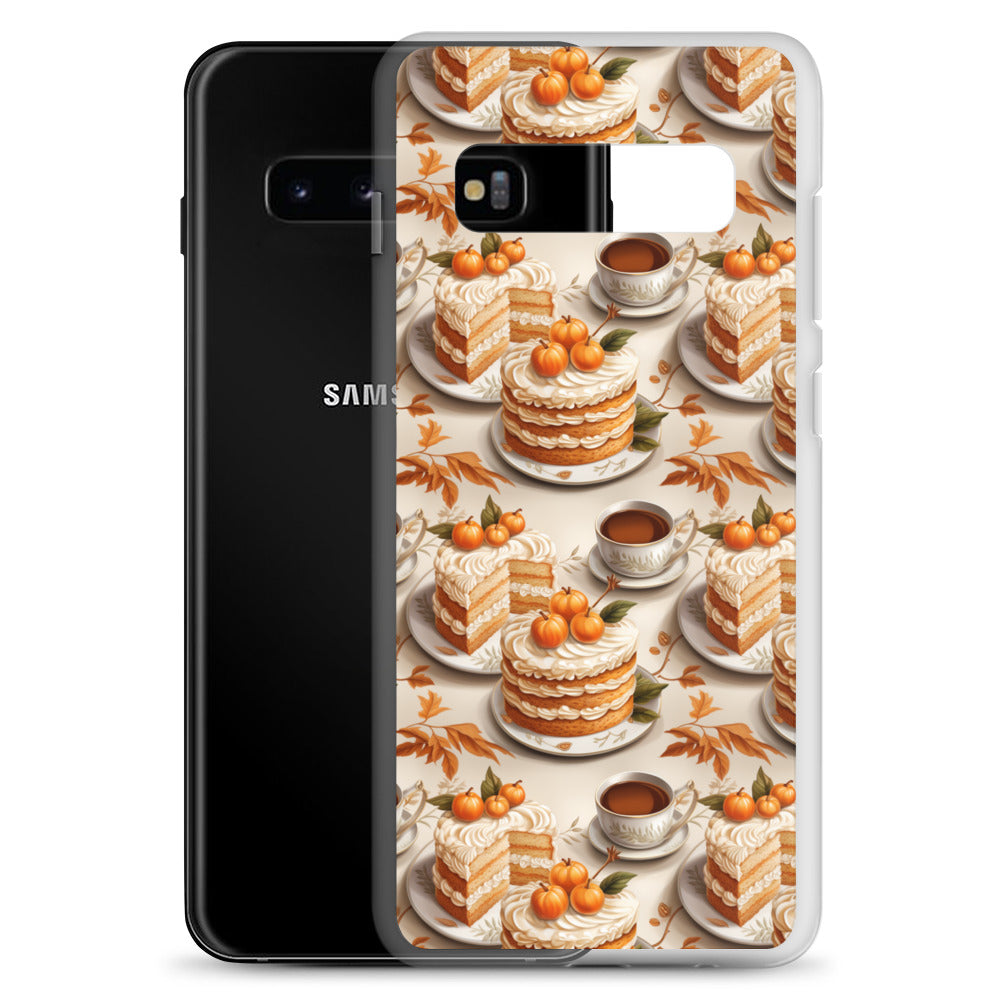 Clear Case for Samsung® Fall Fashion Autumn Spice and Pumpkin Pie