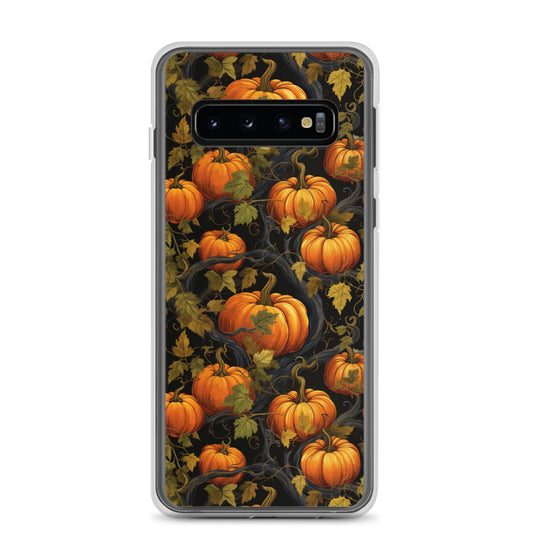 Clear Case for Samsung® Halloween Pumpkin Harvest