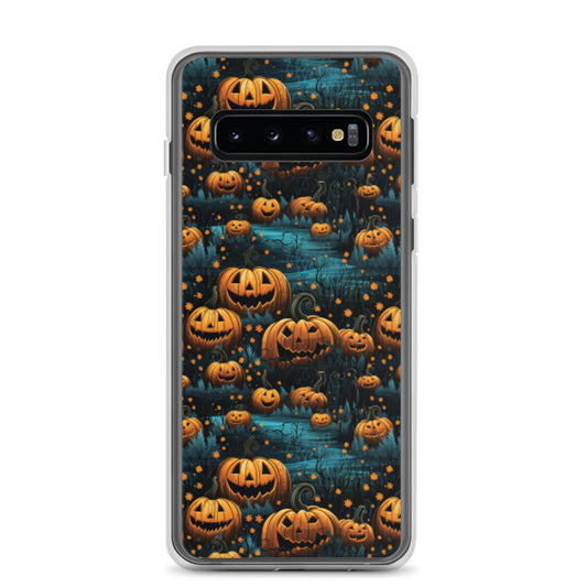Clear Case for Samsung® Halloween Pumpkin Patch