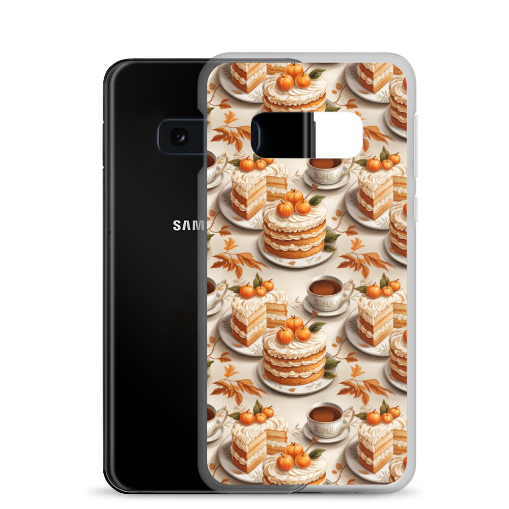 Clear Case for Samsung® Fall Fashion Autumn Spice and Pumpkin Pie