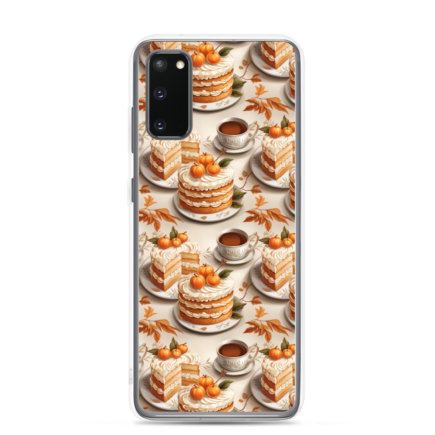 Clear Case for Samsung® Fall Fashion Autumn Spice and Pumpkin Pie