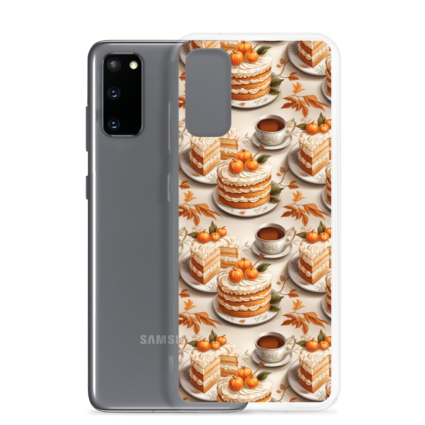 Clear Case for Samsung® Fall Fashion Autumn Spice and Pumpkin Pie