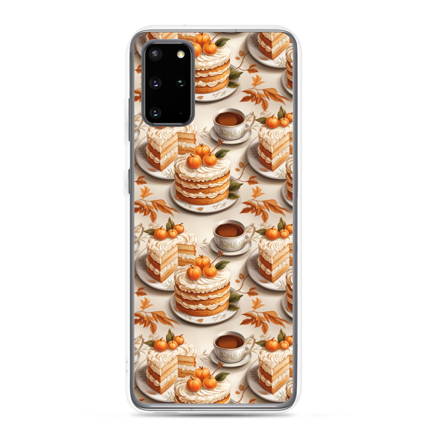 Clear Case for Samsung® Fall Fashion Autumn Spice and Pumpkin Pie